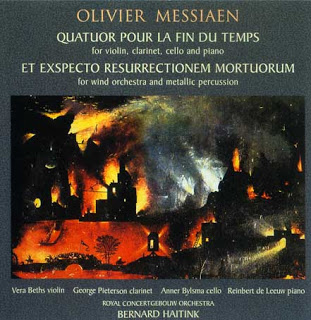 Olivier Messiaen 'Quatuor Pour La Fin Du Temps' CD/1979/Classic/