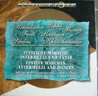Wolfgang Amadeus Mozart 'Festive Marches, Intermezzi And Dances' CD/1994/Classic/Europe