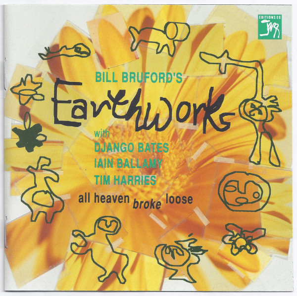 Bill Bruford's Earthworks 'All Heaven Broke Loose' CD/1991/Jazz Fusion/Europe