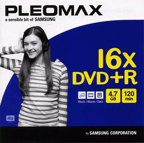  Samsung Pleomax DVD+R 4.7Gb 16x Jevel 120min