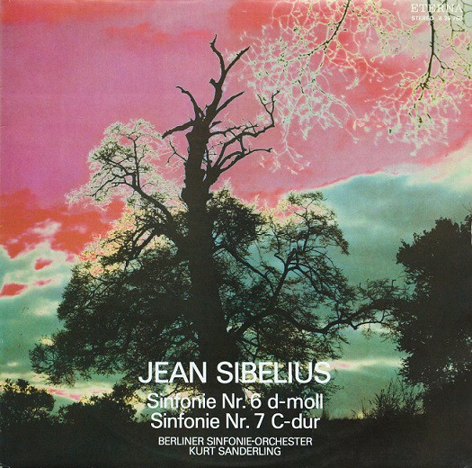 Jean Sibelius 'Kurt Sanderling 'Berliner Sinfonie Orc 'Sinfonie Nr. 6, 7' LP/1976/Classic/Germany/Nm