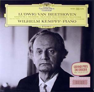 Ludwig Van Beethoven 'Wilhelm Kempff 'Sonaten Nr. 21'Waldstein'Nr. 25'  LP/1965/Classic/Germany/Nm