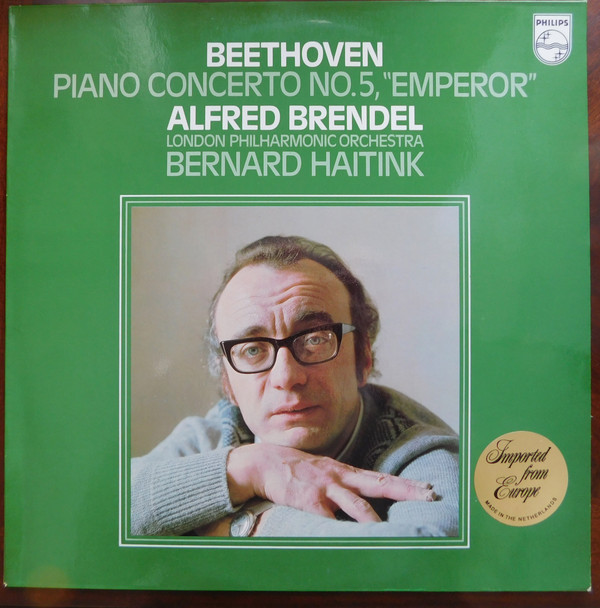 Ludwig van Beethoven 'Alfred Brendel 'Piano Concerto No. 5 in E Flat' LP/1976/Classic/Holland/Nm