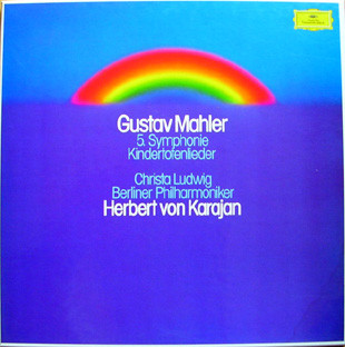Gustav Mahler 'Herbert Von Karajan '5. Symphonie 'Kindertotenlieder' LP2/1975/Classic/Germany/Nm