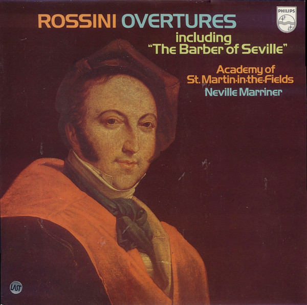 Gioacchino Rossini 'Rossini Ouverturen 'Neville Marriner' LP/1974/Classic/Holland/Nm