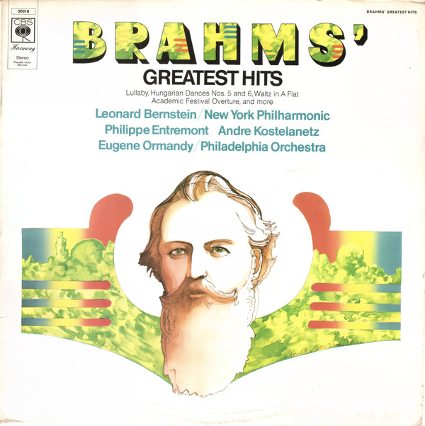 Johannes Brahms 'Leonard Bernstein 'Brahms' Greatest Hits' LP/1971/Classic/Germany/Nm