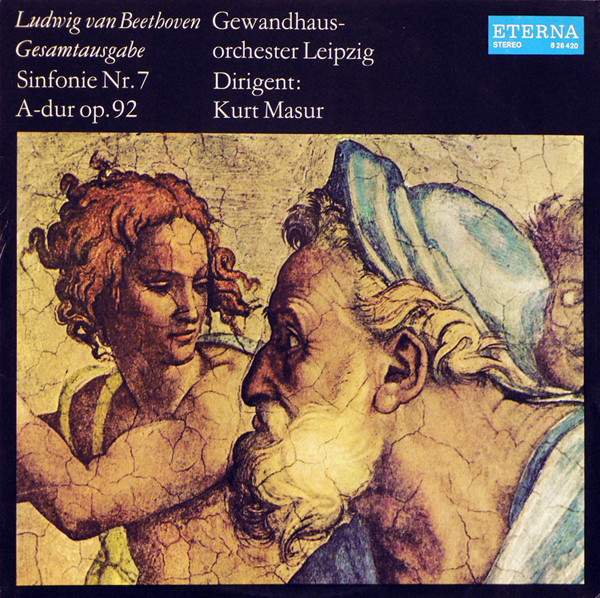 Ludwig van Beethoven 'Gewandhausorchester Leipzig'Kurt Masur'Sinfon7' LP/1975/Classic/Germany/Nm