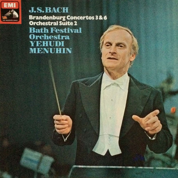 Johann Sebastian Bach 'Bath Festival Orc 'Brandenburg Concertos 3 & 6' LP/1975/Classic/Germany/Nm