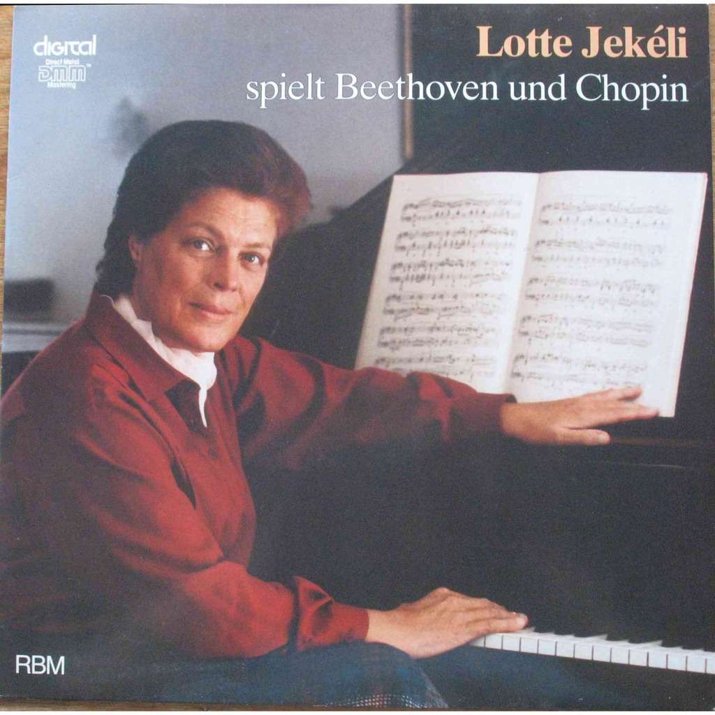 Ludwig van Beethoven 'Lotte Jekeli 'Spielt beethoven und chopin' LP/1986/Classic/Germany/Nm