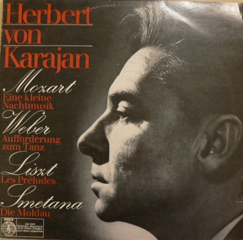 Herbert von Karajan 'Mozart Weber Liszt Smetana' LP/1980/Classic/Germany/Nm