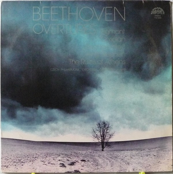 Ludwig van Beethoven 'Czech Philharmonic Orchestra 'Overtures' LP/1981/Classic/Czech/Nm
