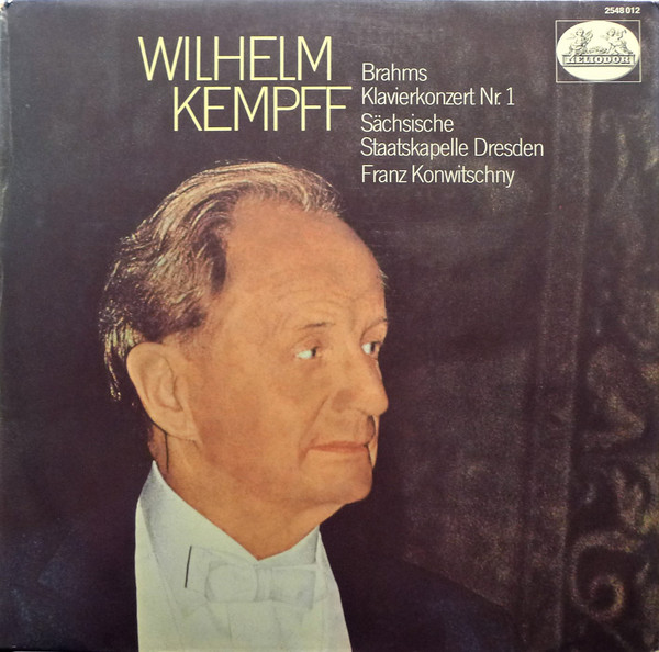 Johannes Brahms 'Wilhelm Kempff 'Konzert Fur Klavier Und Orchester Nr. 1' LP/Classic/Germany/Nmint