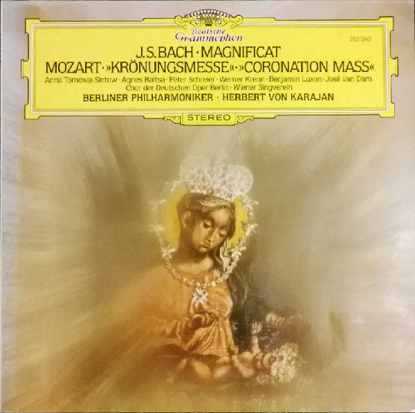 Johann Sebastian Bach 'Herbert von Karajan 'Mozart' LP/1981/Classic/Germany/Nm