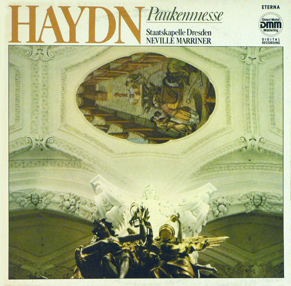 Joseph Haydn 'Staatskapelle Dresden'Neville Marriner'Paukenmesse' LP/Classic/Germany/Nm