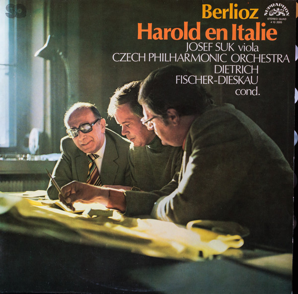 Hector Berlioz 'Josef Suk'Czech Philharmonic Orchestra'Harold En Italie' LP/1978/Classic/Czech/Nm