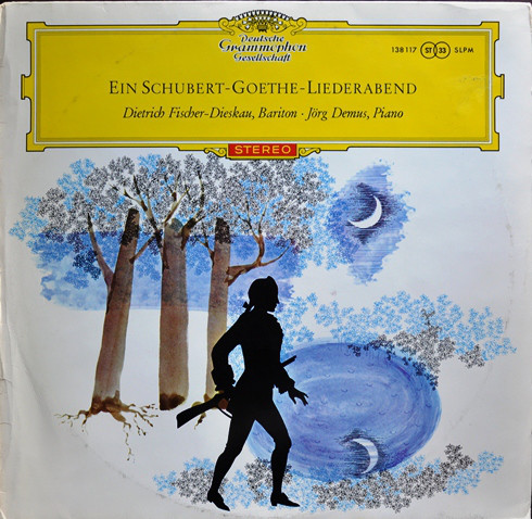 Franz Schubert 'Goethe 'Liederabend'Dietrich Fischer-Dieskau'Jorg Demus' LP/Classic/Germany/Nm