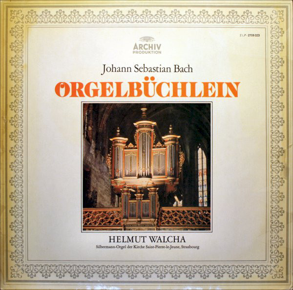 Johann Sebastian Bach 'Helmut Walcha 'Orgelbuchlein' LP2/1976/Classic/Germany/Nmint