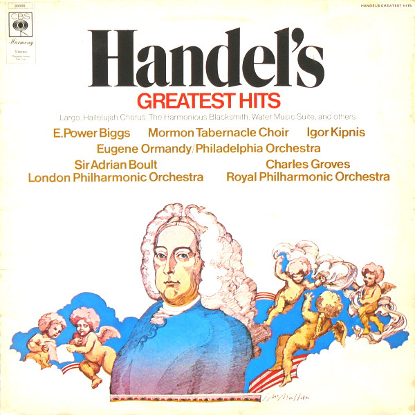 Georg Friedrich Handel 'Handel's Greatest Hits' LP/1972/Classic/Holland/Nm
