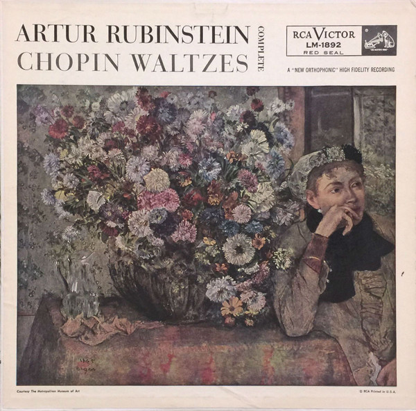 Frederic Chopin 'Artur Rubinstein 'Chopin Walzer' LP/1964/Classic/Germany/Nm
