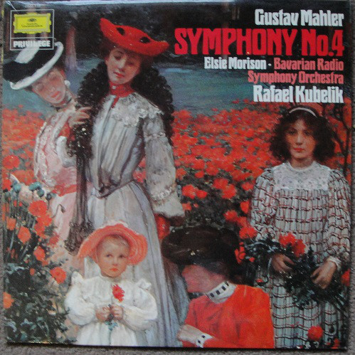 Gustav Mahler 'Symphony No.4 In G Major 'Elsie Morison 'Rafael Kubelik' LP/1968/Opera/Germany/Nm