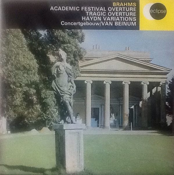Johannes Brahms 'Academic Festival Overture'Tragic Overture' LP/1969/Classic/UK/Nm