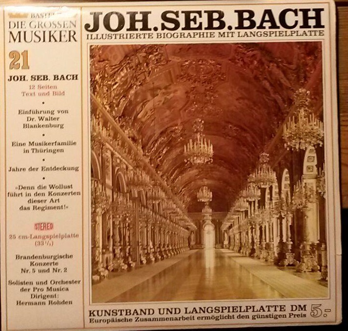 Johann Sebastian Bach 'Die Brandenburg. Konzerte N5 und N2' LP2/1967/Classic/Germany/Nmint