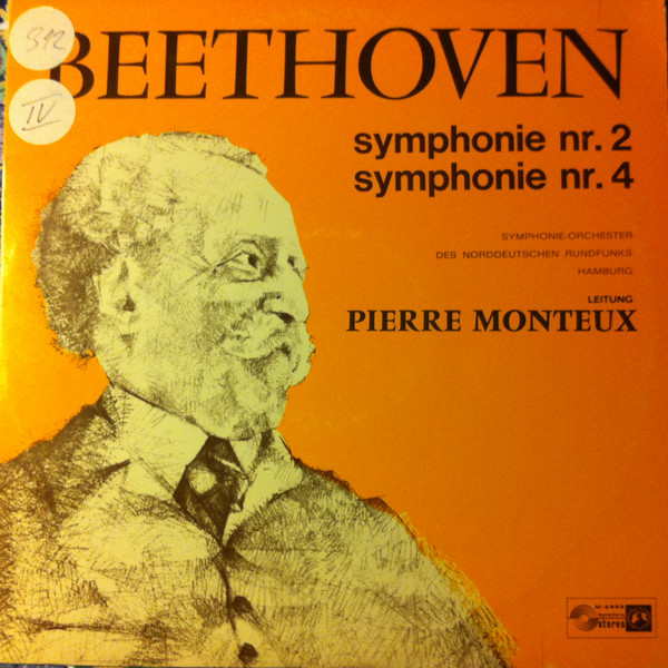 Ludwig van Beethoven 'Symphonie-Orchester Des Norddeutschen Rundfunks Symphon' LP/Classic/Germany/Nm