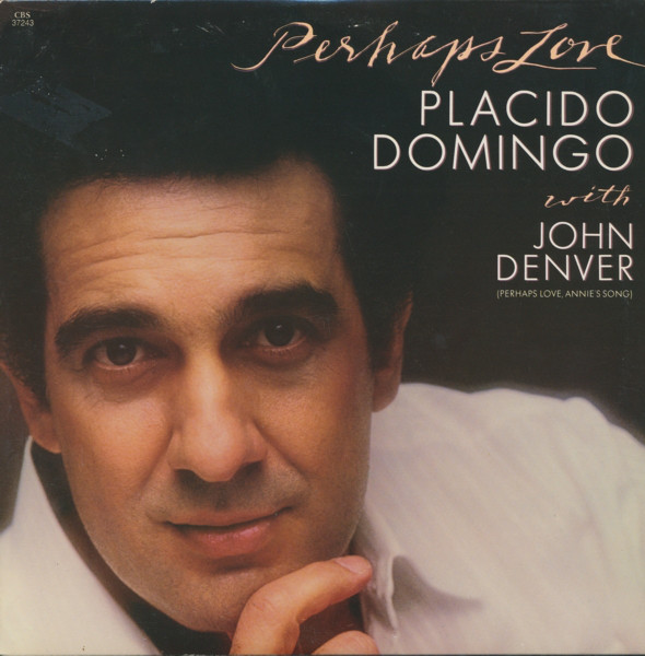 Placido Domingo With John Denver 'Perhaps Love' LP/1981/Ballad/Yugoslavia/Nmint