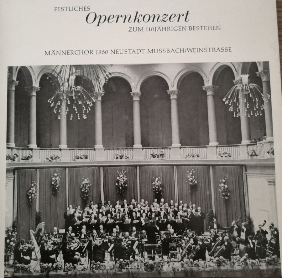 Siegmund Nimsgern 'Opernkonzert 'Mannerchor 1860 Neustadt' LP/Classica/Germany/Nmint