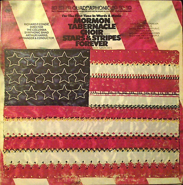 Mormon Tabernacle Choir 'Stars & Stripes Forever And Other Favorite Marches' LP/1973/Marches/USA/Nm