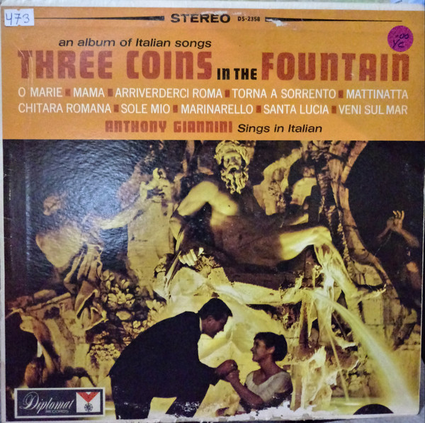 Anthony Giannini 'Three Coins In The Fountain' LP/1966/Pop/USA/Nmint