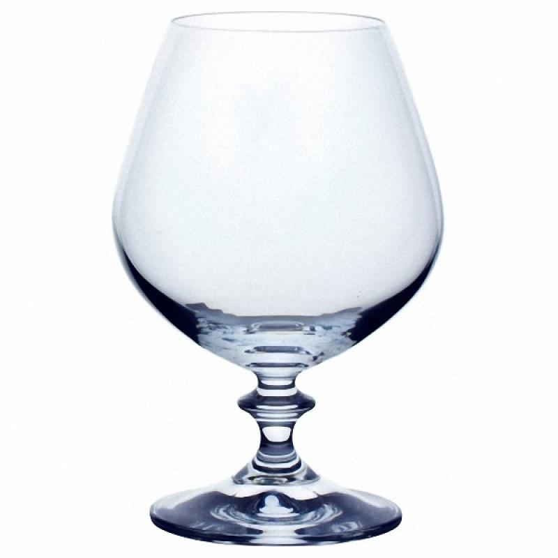 Набор бокалов для бренди Bohemia Crystalex Анжела 400мл 2шт Гладкая бесцветная