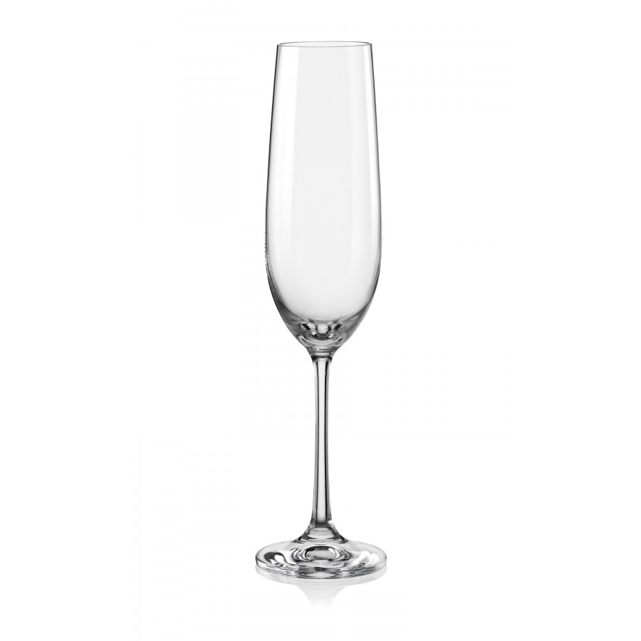 Набор бокалов для шампанского Bohemia Crystalex Виола 190 мл 2шт 