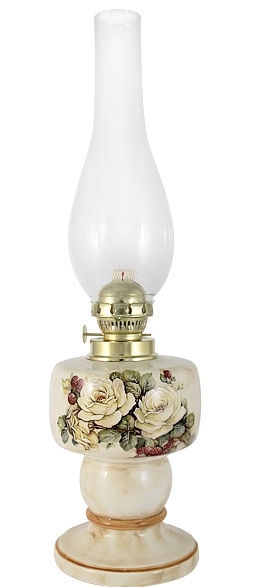 Лампа масляная декоративная LCS Роза и малина h 46см
