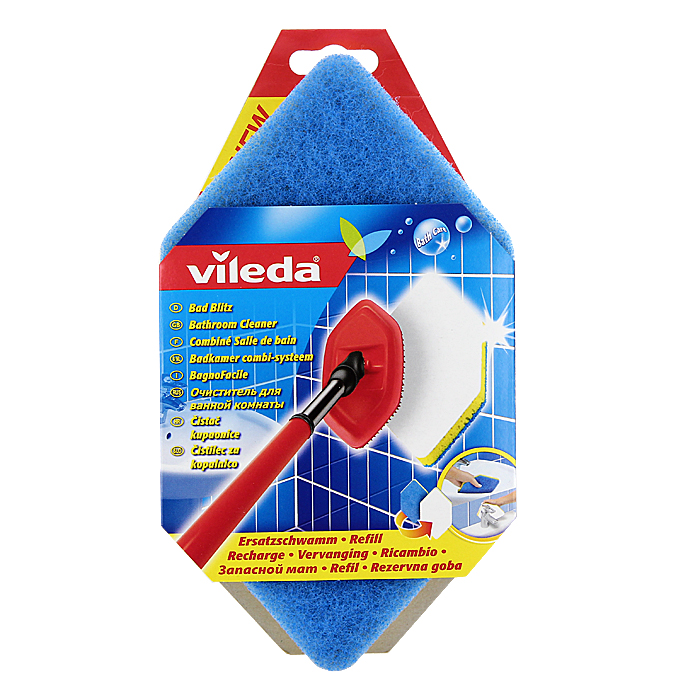 Насадка для швабры Vileda для очистителя ванной комнаты