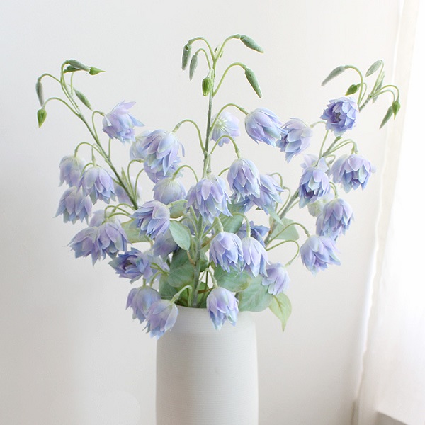 Искусственные цветы NN Колокольчик 65 см голубой