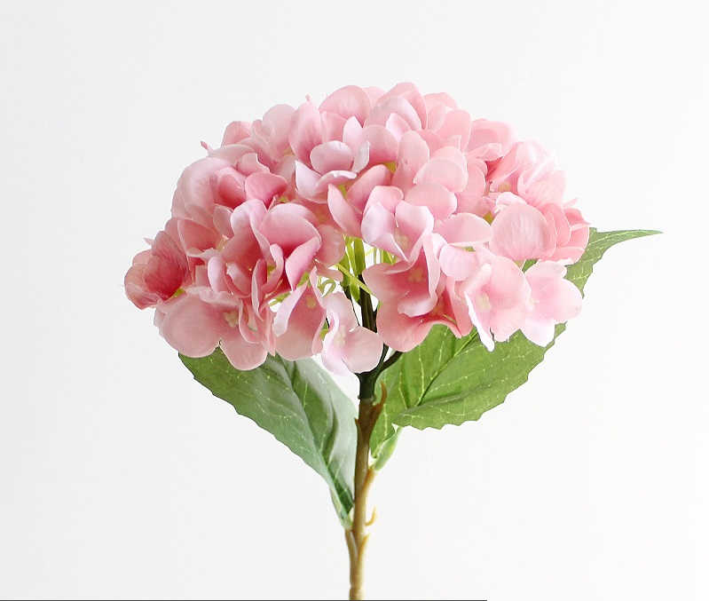Искусственные цветы NN Гортензия 46 см светло-розовая