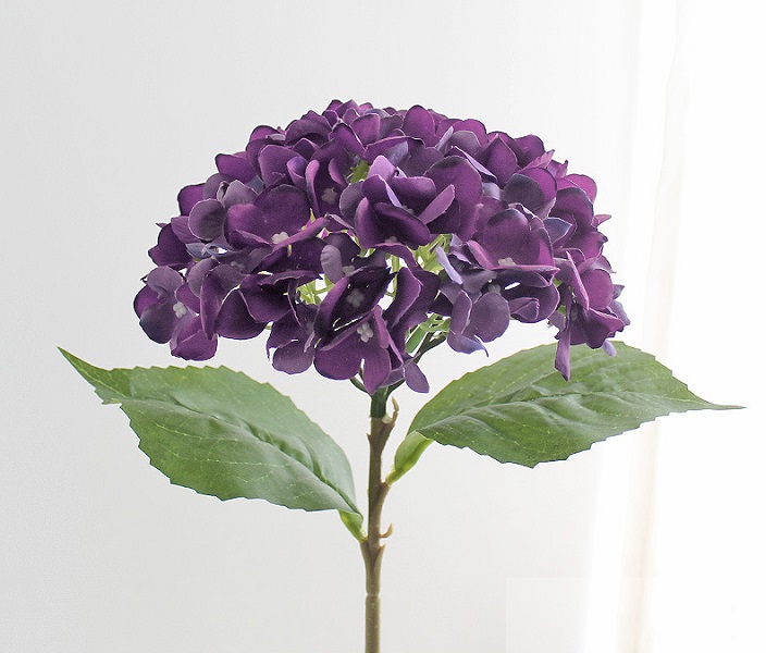 Искусственные цветы NN Гортензия 46 см фиолетовая