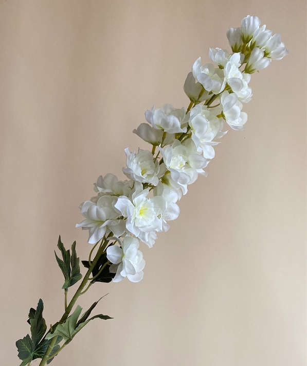 Искусственные цветы NN Дельфиниум 85см белый