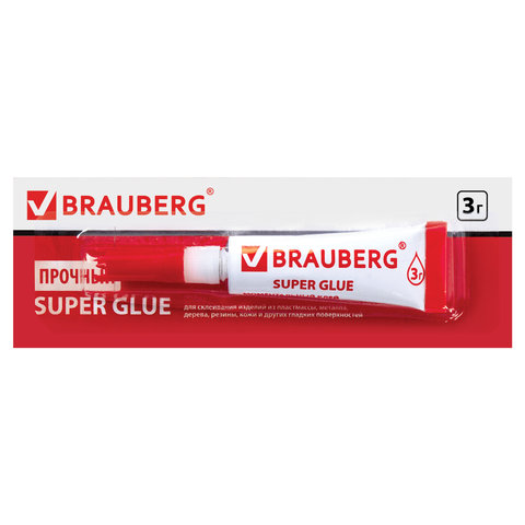 Клей моментальный Brauberg 3г суперклей
