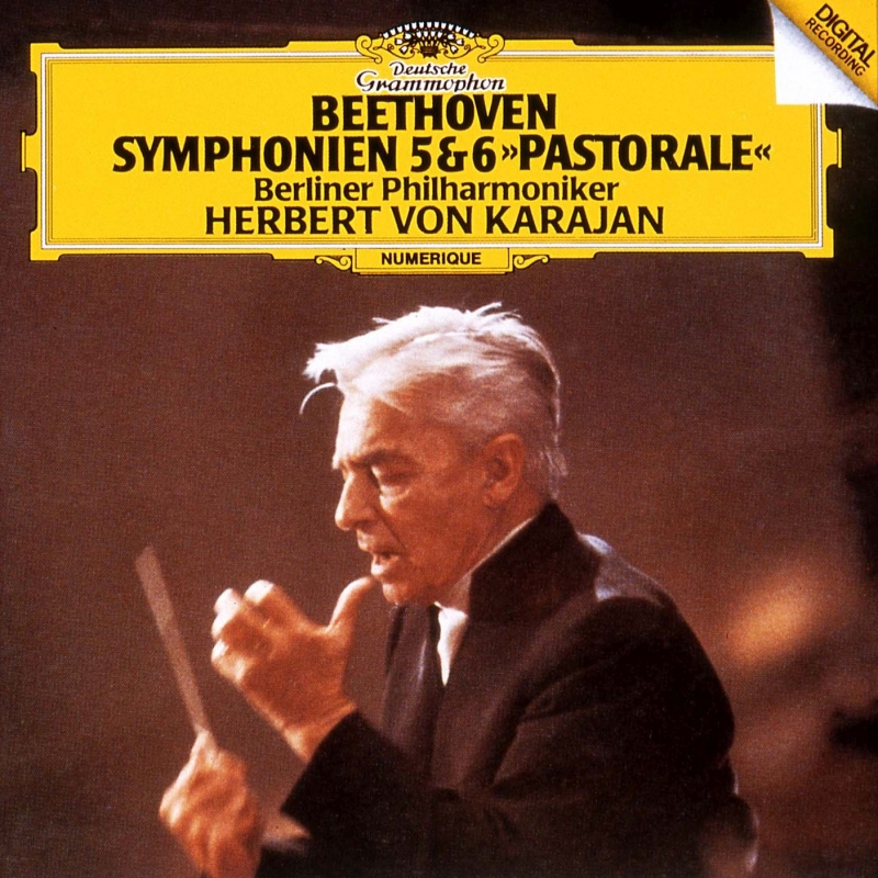Ludwig van Beethoven 'Symphony No. 5 & 6 Pastorale' Herbert von Karajan' CD/1984/Classic/Russia