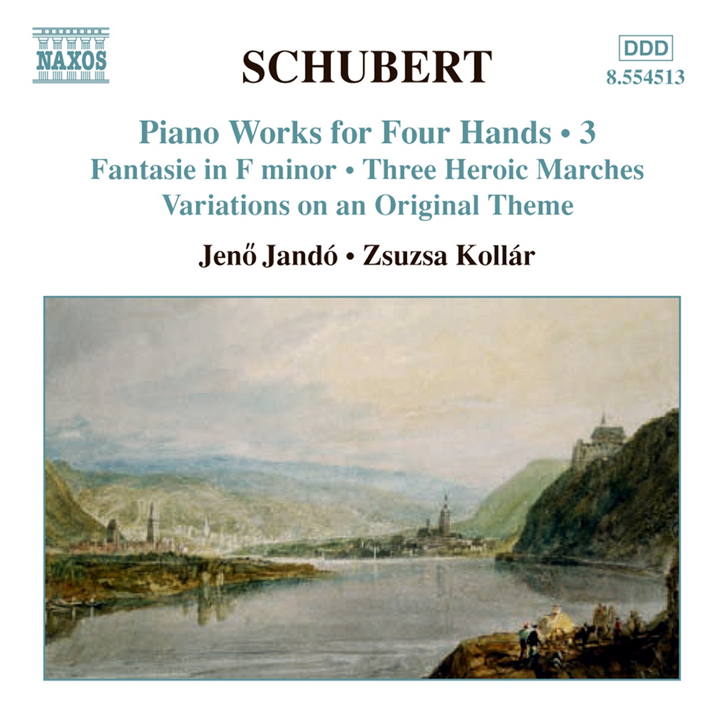 Franz Schubert 'Piano Works For Four Hands 3' Jeno Jando' CD/2005/Classic/Europe
