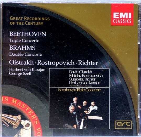 Ludwig van Beethoven, Johannes Brahms 'Triple Concerto, Double Concerto' CD/1998/Classical/Europe Ludwig van Beethoven, Johannes Brahms 'Triple Concerto, Double Concerto' CD/1998/Classical/Europe