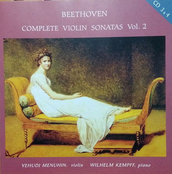 Ludwig van Beethoven 'Complete Violin Sonatas Vol.2, CD 3 & 4' 2CD/1991/Classical/Russia Ludwig van Beethoven 'Complete Violin Sonatas Vol.2, CD 3 & 4' 2CD/1991/Classical/Russia