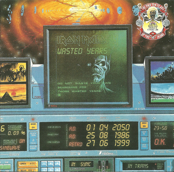 Iron Maiden Wasted Years � Stranger In A Strange Land CD/1990/Heavy Metal/Italy