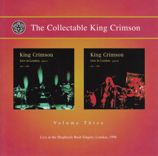 King Crimson Live At The Shepherds Bush Empire, London, 1996 2CD/2006/2008/Prog Rock/Japan/Nm
