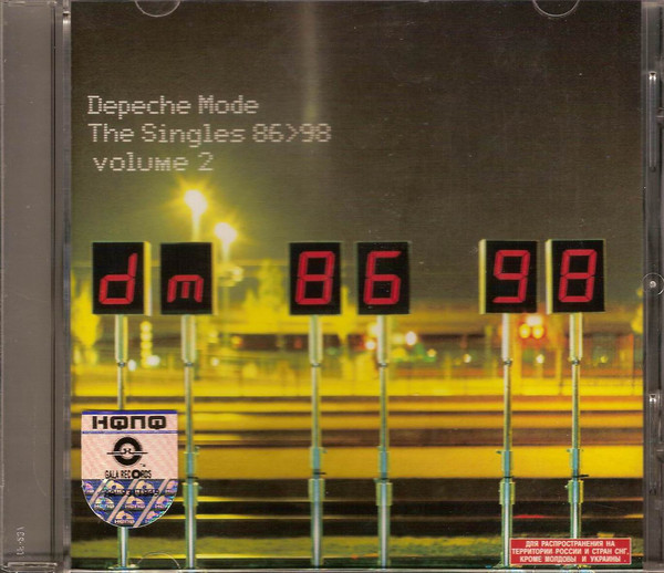 Depeche Mode The Singles 86 > 98 Vol. 2 CD/1998/Electronic/Russia