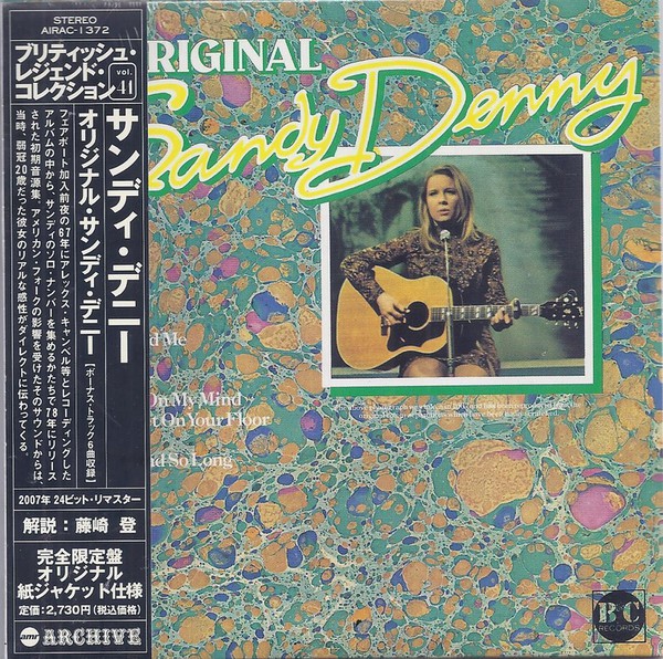 Sandy Denny 'The Original Sandy Denny' CD/1970/2007/Folk/Japan/Nm