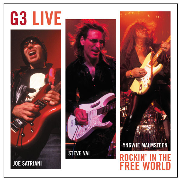 G3, Joe Satriani Steve Vai Yngwie Malmsteen G3 Live Rockin In The Free World 2CD/2004/Rock/Russia