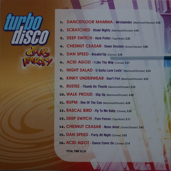 Various 'Turbo Disco Club Party' CD/2007/Electronic/������